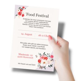 Motivpapier IM GARTEN - DIN A5 Format 100 Blatt