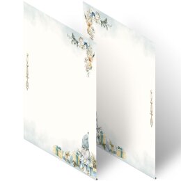 Briefpapier - Motiv WEIHNACHTSWICHTEL | Weihnachten | Hochwertiges DIN A4 Briefpapier - 250 Blatt | 90 g/m² | beidseitig bedruckt | Online bestellen!
