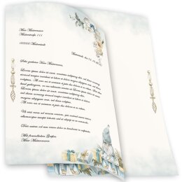 WEIHNACHTSWICHTEL Briefpapier Christfest ELEGANT 250 Blatt Briefpapier, DIN A4 (210x297 mm), A4E-4050-250
