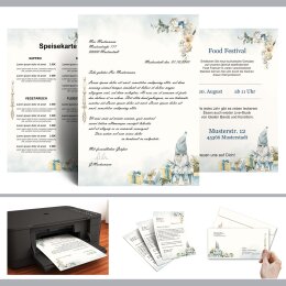 Motivpapier WEIHNACHTSWICHTEL - DIN A4 Format 250 Blatt