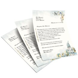 Briefpapier - Motiv WEIHNACHTSWICHTEL | Weihnachten | Hochwertiges DIN A5 Briefpapier - 250 Blatt | 90 g/m² | beidseitig bedruckt | Online bestellen!