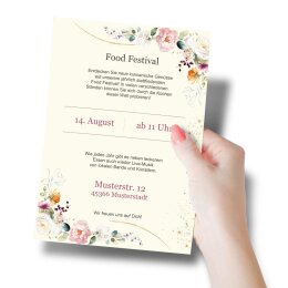 Motivpapier TROPISCHE BLUMEN - DIN A5 Format 250 Blatt