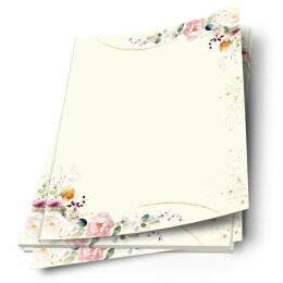 Motivpapier TROPISCHE BLUMEN - DIN A5 Format 250 Blatt