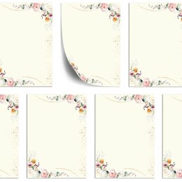 Motivpapier TROPISCHE BLUMEN - DIN A5 Format 250 Blatt