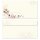 TROPISCHE BLUMEN Briefpapier Sets Briefpapier mit Umschlag CLASSIC Briefpapier Set, 200 tlg., DIN A4 & DIN LANG im Set., SOC-8381-200