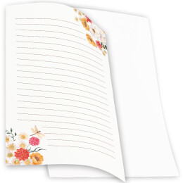 Briefpapier VERSPIELTE BLUMEN