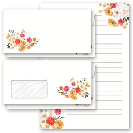 Briefpapier-Sets VERSPIELTE BLUMEN Blumen &...