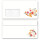 Motivpapier-Sets Briefpapier mit Umschlag VERSPIELTE BLUMEN