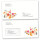 Motivpapier-Sets Briefpapier mit Umschlag VERSPIELTE BLUMEN